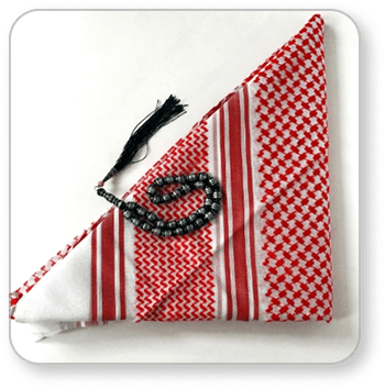 شماغ أحمر فاخر مصنوع من القطن - يناسب جميع المناسبات